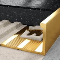 Profil L licowy prosty 10 mm długość 300 cm, mosiężny, surowy