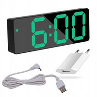 ELEKTRONICZNY ZEGAREK BUDZIK Z CZUJNIKIEM DŹWIĘKU