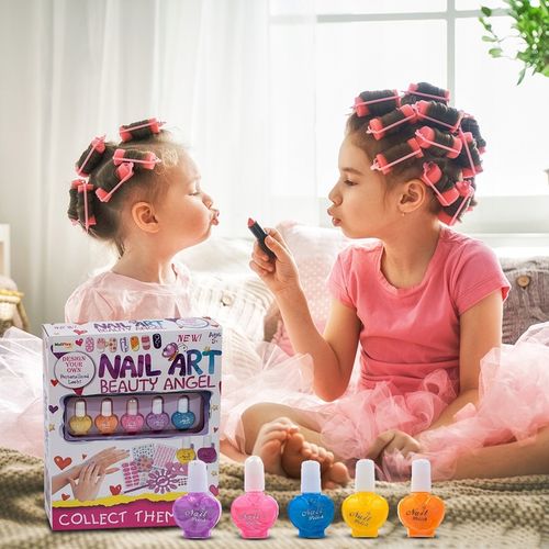 ZESTAW DO PIELĘGNACJI STUDIO SALON PAZNOKCI LAKIER DLA DZIECI DZIEWCZYNKI na Arena.pl