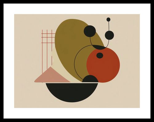 Plakat 40x30cm Geometryczny Balans na Arena.pl