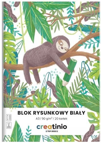 blok rysunk. a3/20k biały creatinio a'10 400176664 na Arena.pl