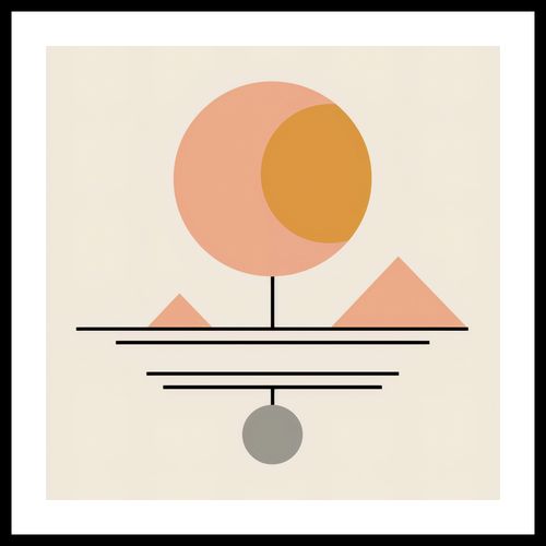 Plakat 40x40cm Geometryczna Utopia na Arena.pl