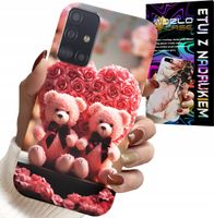ETUI DO SAMSUNG GALAXY A51 - RODZINKA RÓŻANYCH MISIÓW SERCE + SZKŁO