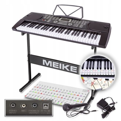 Keyboard Pianino MK-2089 61 klaw Mikrofon Statyw na Arena.pl
