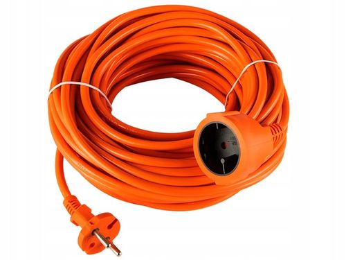 PRZEDŁUŻACZ OGRODOWY BUDOWLANY KABEL GRUBY KOSIARKI 20m na Arena.pl