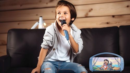 Disney Stitch mobilny głośnik bluetooth z mikrofonem karaoke na Arena.pl