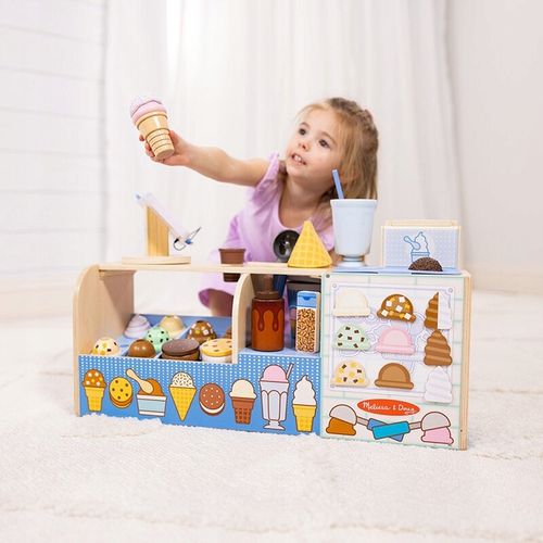 Drewniana Lodziarnia Automat do lodów Terminal płatniczy 42 el MelissaDoug na Arena.pl