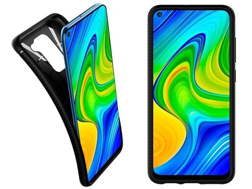 Etui Spigen Rugged Armor do Xiaomi Redmi Note 9 Matte Black na Arena.pl