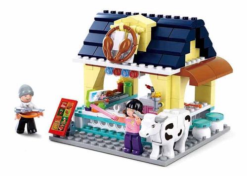 KLOCKI SLUBAN GD Bar Fast Food 225 kompatybilne z LEGO na Arena.pl