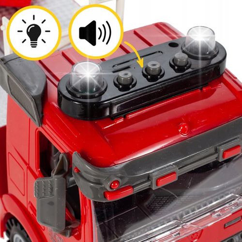 STRAŻ POŻARNA WÓZ STRAŻACKI Z DRABINĄ AUTO SAMOCHÓD INTERAKTYWNY DŹWIĘK na Arena.pl