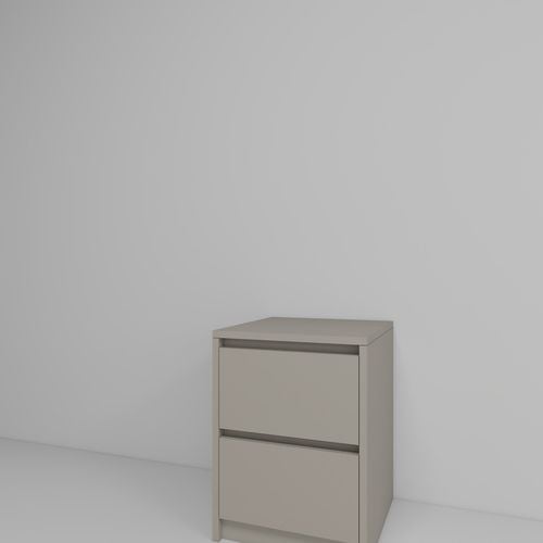 Praktyczna Szafka Nocna KASZMIR 2 szuflady stolik nocny loft na Arena.pl