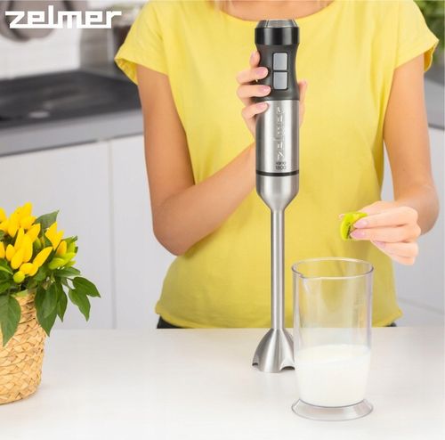 BLENDER RĘCZNY ZELMER KUCHENNY WIELOFUNKCYJNY MIKSER ROBOT TURBO 1800W na Arena.pl