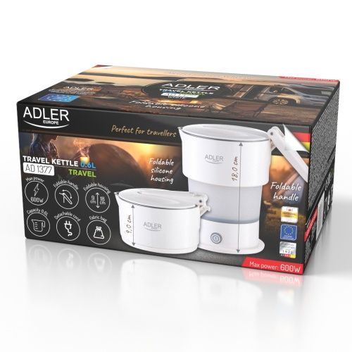 AD 1377 White Czajnik silikonowy 0,6 L – turystyczny na Arena.pl