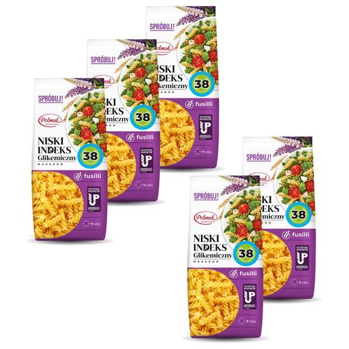 Polmak Makaron świderki 250 g x 5 sztuk na Arena.pl