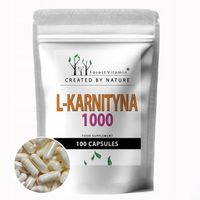 L-Karnityna 1000mg 100kaps NATURALNY SPALACZ TŁUSZCZU ODCHUDZANIE