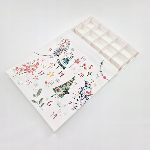 Pudełko /10 szt/ na Kalendarz Adwentowy - BAŁWANKI z kratownicą na Arena.pl