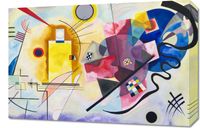 Obraz 60x40cm Yellow-Red-Blue, Wassily Kandinsky Vintage Salon