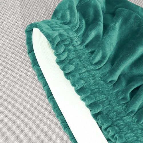 POKROWIEC NA KRZESŁO WELUR PREMIUM AKSAMIT ELASTYCZNY JASNY TURKUSOWY na Arena.pl