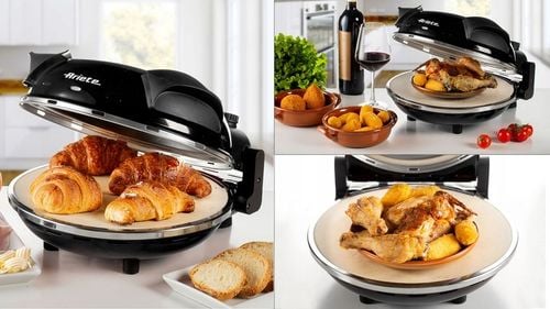 PIEC DO PIZZY ARIETE 917 kamień 400°C + NÓŻ DO PIZZY + EBOOK na Arena.pl