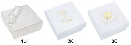 Łańcuszek Srebrny MEDALIK KOMUNIJNY Matka Boska do Komunii na Chrzest na Arena.pl