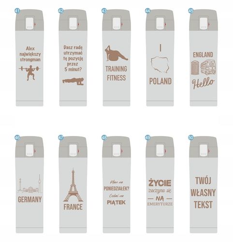 KUBEK TERMICZNY TERMOS NA KAWĘ HERBATĘ DO SAMOCHODU 440 ml PREZENT GRAWER na Arena.pl