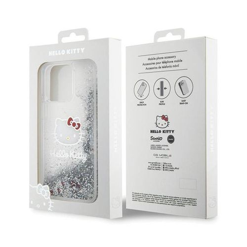 Hello Kitty Liquid Glitter Charms Kitty Head - Etui iPhone 15 Pro Max na Arena.pl