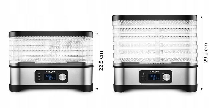 SUSZARKA SPOŻYWCZA DO GRZYBÓW OWOCÓW WARZYW ZIOŁ 14,4L DUŻY ZESTAW 6 SIT zdjęcie 6