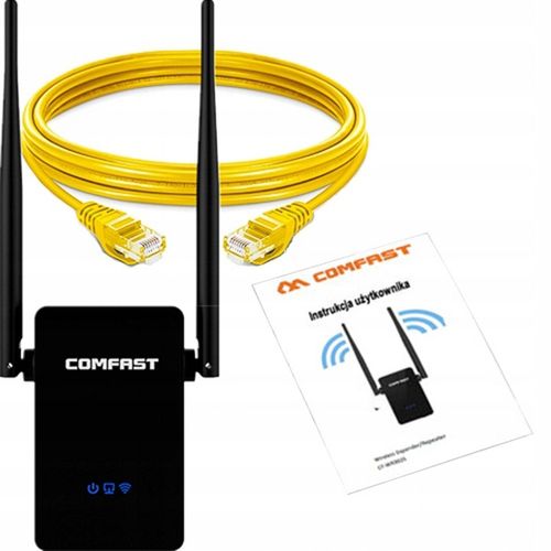 MOCNY Wzmacniacz Repeater sieci WiFi - Dwie anteny, dwa procesory Realtek na Arena.pl