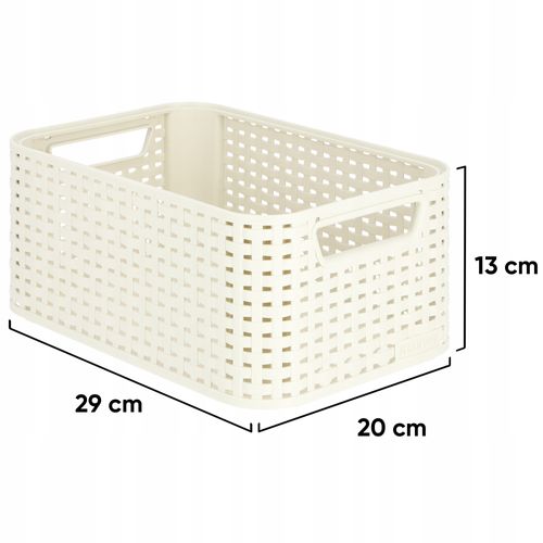 Curver Koszyk Pojemnik Do Przechowywania Kremowy na Arena.pl