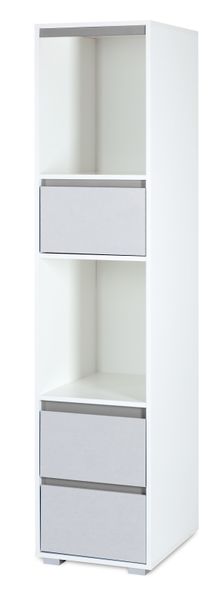 KLUPŚ Regał DALIA biel-popiel zdjęcie 1