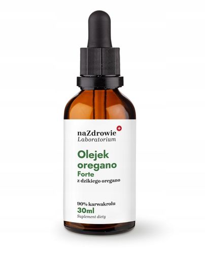 OLEJEK OREGANO FORTE 30ml z dzikiego oregano 90% karwakrolu 100% czysty na Arena.pl
