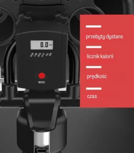 ROWER STACJONARNY TRENINGOWY ROWEREK SPINNINGOWY CYCLE PRO X LCD 200 KG na Arena.pl