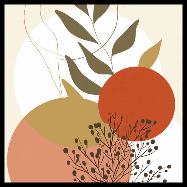 Plakat 40x40cm Impresja Jesieni zdjęcie 2