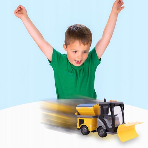 AUTO POJAZD ODŚNIEŻARKA DO ŚNIEGU SPYCHACZ ULICZNY LED DŹWIĘK NA BATERIE na Arena.pl