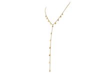 pozłacany naszyjnik z plasterkami (c23/jes/18au)