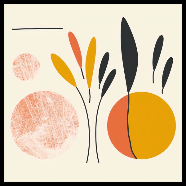 Plakat 70x70cm Słoneczne Refleksy zdjęcie 2