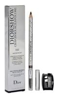dior diorshow crayon sourcils poudre eyebrow pencil 032 dark brown 1,19g