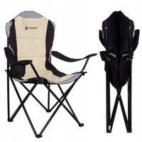 KRZESŁO WĘDKARSKIE SKŁADANE TURYSTYCZNE NA RYBY KEMPINGOWE FOTEL TABORET