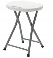 KRZESŁO CATERINGOWE STOŁEK TABORET KUCHENNY BIAŁY SKŁADANY DO KUCHNI