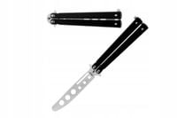 Butterfly nóż motylkowy treningowy składany Joker Black RED Balisong JKR829