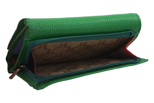 Funkcjonalny portfel damski - Zielony na Arena.pl