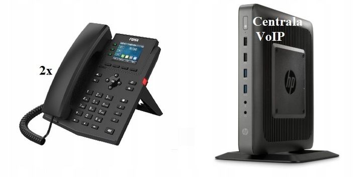 Centrala telefoniczna VOIP PBX +2tel +konfiguracja zdjęcie 1