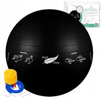 PIŁKA REHABILITACYJNA GIMNASTYCZNA DO ĆWICZEŃ TRENING FITNESS Z POMPKĄ 65cm