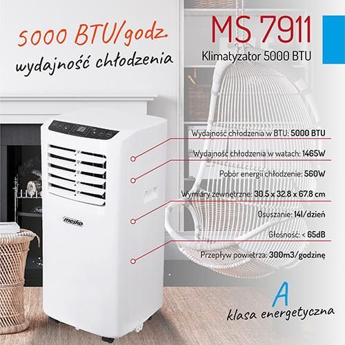 Klimatyzator 5000 BTU MS 7911 MESKO na Arena.pl