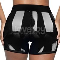 szorty strap on lovetoy czarne talia 40 43 cale