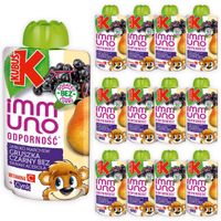 KUBUŚ Immuno Odporność Mus Gruszka Czarny Bez 100g x 12 sztuk