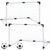 BRAMKA PILKARSKA DLA DZIECI SPORTOWA ZESTAW PIŁKA POMPKA 120cm