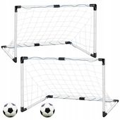 BRAMKA PILKARSKA DLA DZIECI SPORTOWA ZESTAW PIŁKA POMPKA 120cm