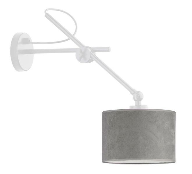 Kinkiet HAMILTON VELUR biały, szary zdjęcie 1