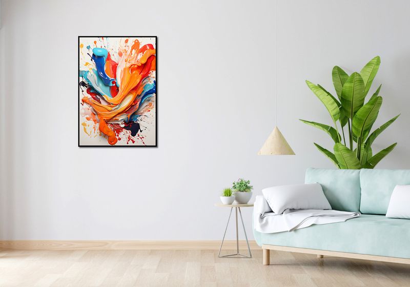 Plakat 64x90cm Taneczne Fale zdjęcie 4